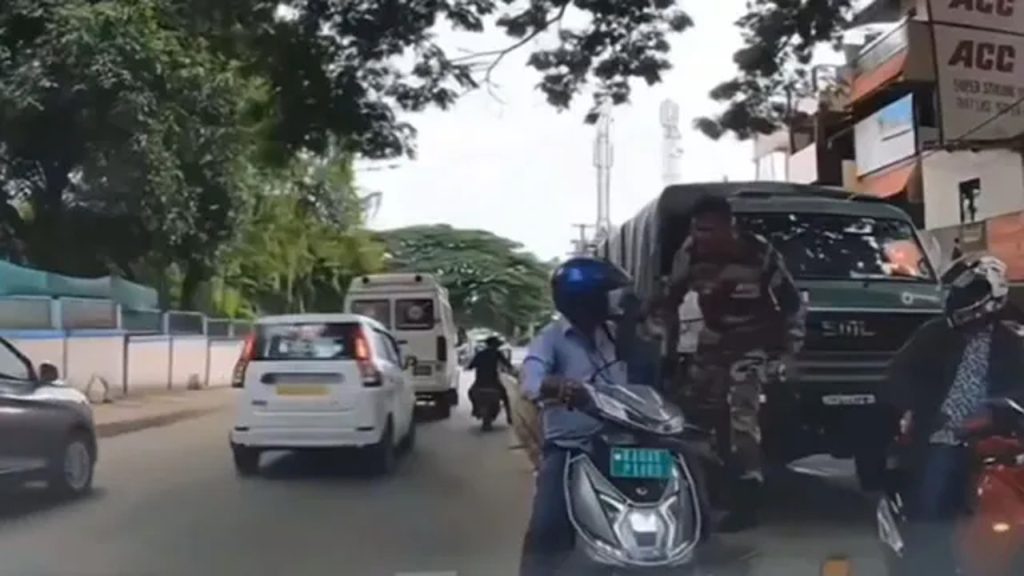 Bengaluru Traffic Viral Video